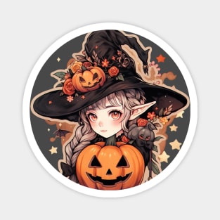 Adorable Autumn Fairy Magnet